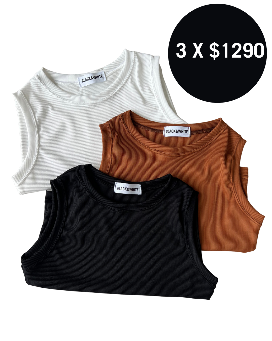 Musculosa básica acanalada
