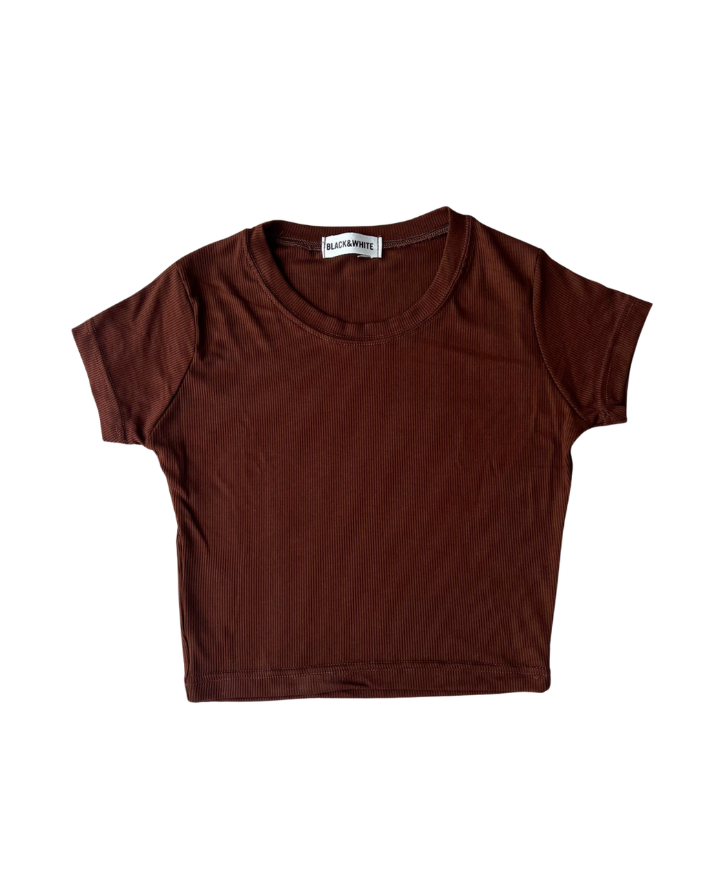 Remera manga corta acanalada