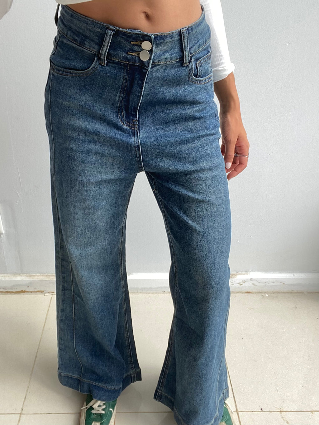 Jean wide leg oxford