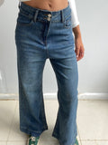 Jean wide leg oxford