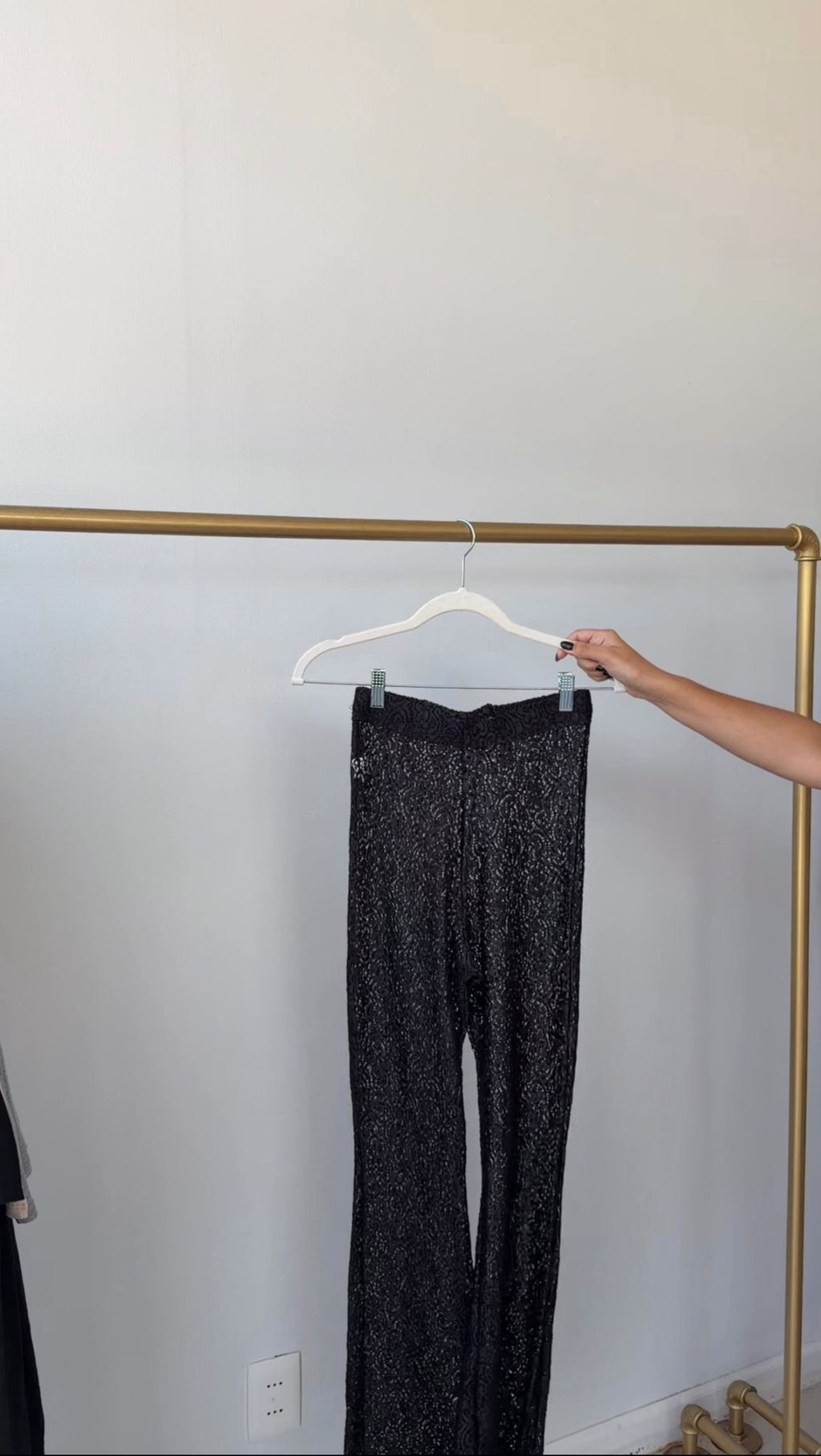 Pantalón Oxford Encaje