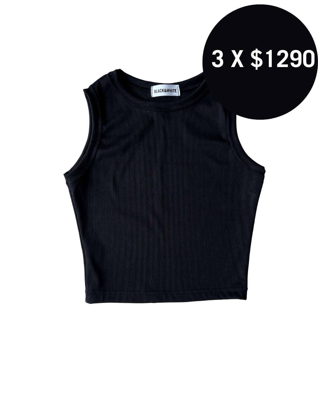 Musculosa básica acanalada